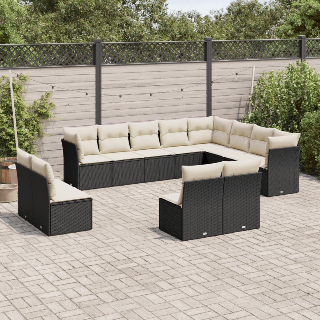 Thumbnail - VidaXL, Gartenlounge, 10-tlg. Garten-Lounge-Set mit Kissen