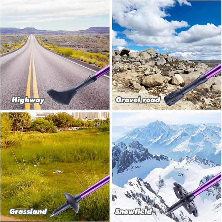 Immagine prodotto Gibohom Faltbare Trekkingstöcke mit Gummipuffern