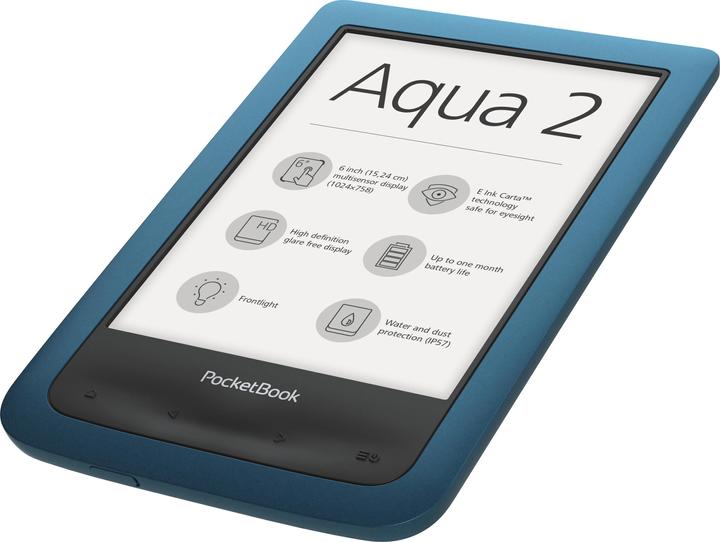 Produktbild PocketBook Aqua 2 (6", 8 GB, Azurblau)