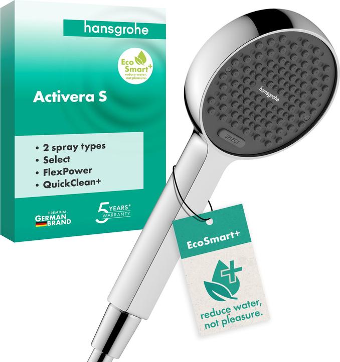 hansgrohe Activera Select S Duschkopf Chrom (2 Beam types, 5.70 l/min)