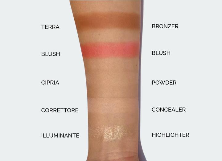 Productafbeelding Pupa Milano Alles-in-één gezichtspalet medium huid (00, Bronzer, 15.20 g)