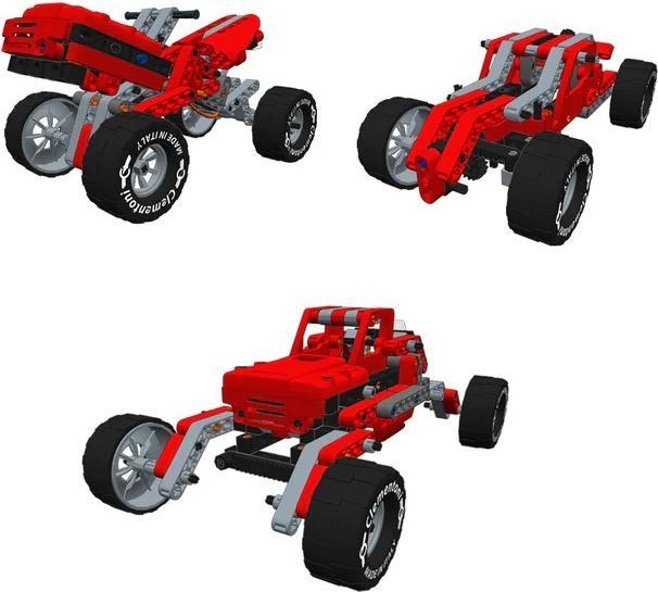 Image du produit Clementoni "Monster Truck Mechanics" laboratorijos statybinis rinkinys