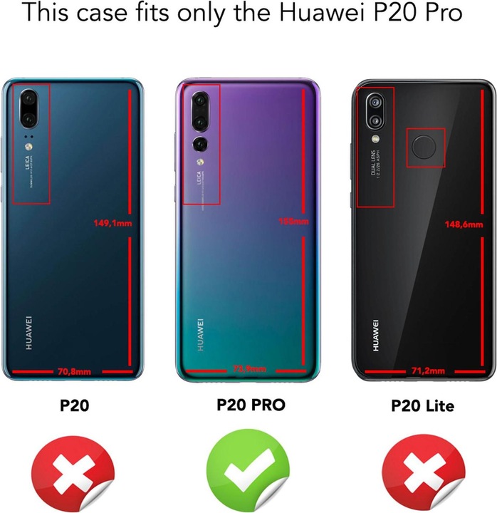 Produktbild Nalia Handyhülle (Huawei P20 Pro)