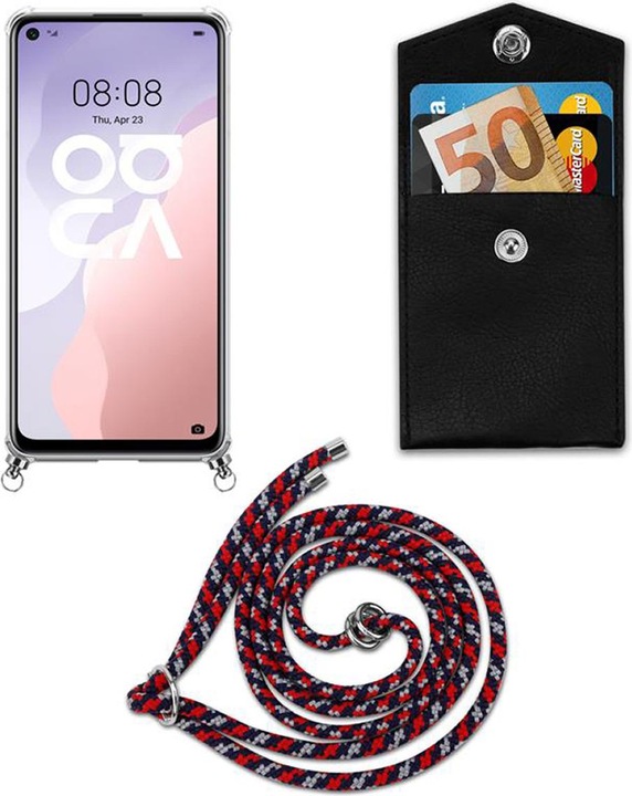 Produktbild Cadorabo TPU Handy Kette SILBER Cover