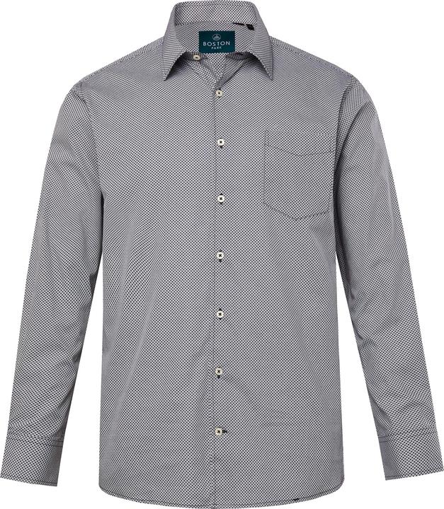 Produktbild Boston Park Hemd, Langarm, Kentkragen, Comfort Fit, Minimalprint (5XL)