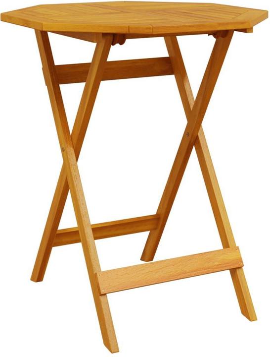 Actual product image vidaXL Gartentisch Klappbar Ø70 x 75 cm Akazie (70 cm)