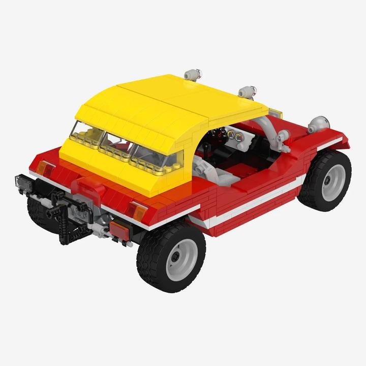Image du produit BlueBrixx-Pro Roter Buggy mit gelbem Dach