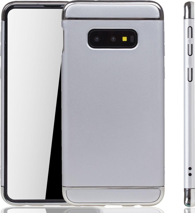 Actual product image König Design Mobile Phone Cover for Samsung Galaxy S10e Protective Case Backcover Bumper Cases Silver (Samsung Galaxy S10e)
