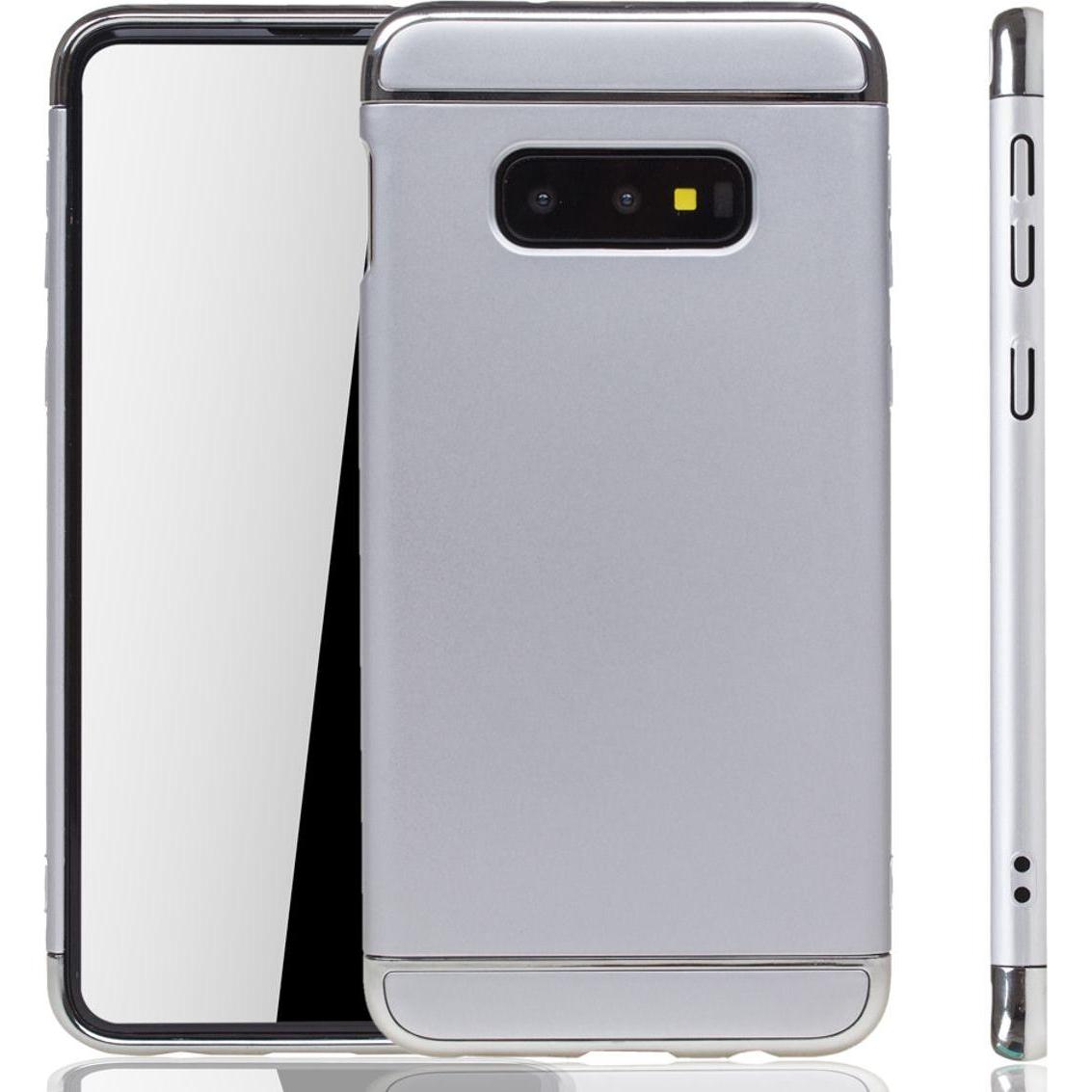 König Design Handyhülle für Samsung Galaxy S10e Schutzcase Backcover Bumper Etuis Case Silber (Samsung Galaxy S10e), Sma...