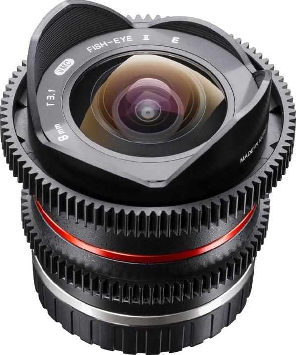 Image du produit Walimex 8/3,1 Fisheye Vidéo APS-C Sony E (Sony E, APS-C / DX, Micro Four Thirds)