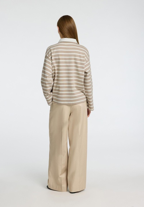 Produktbild Selected Femme Streifen Langarm-Poloshirt (XS)