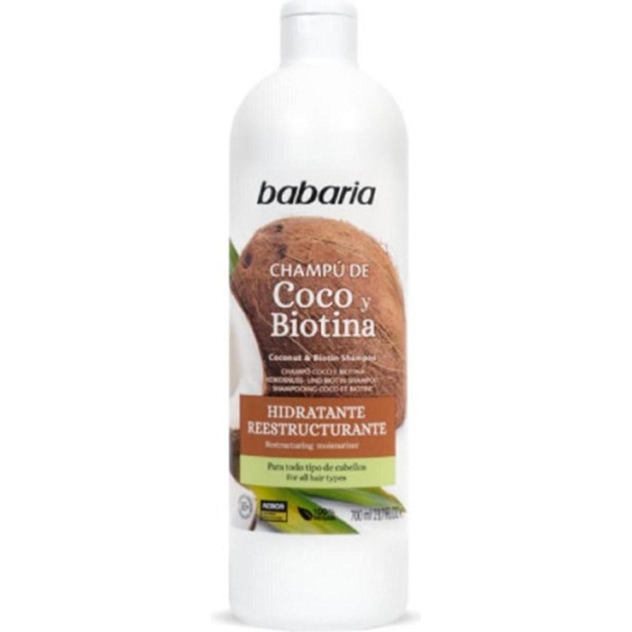 Thumbnail - Babaria, Shampoo, Kokosnuss-Shampoo mit Keratin und Biotin 700ml (700 ml)