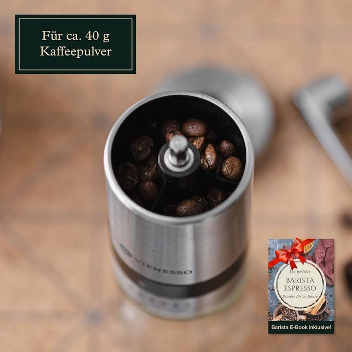 Produktbild Vienesso Manuelle Kaffeemühle mit Keramikmahlwerk