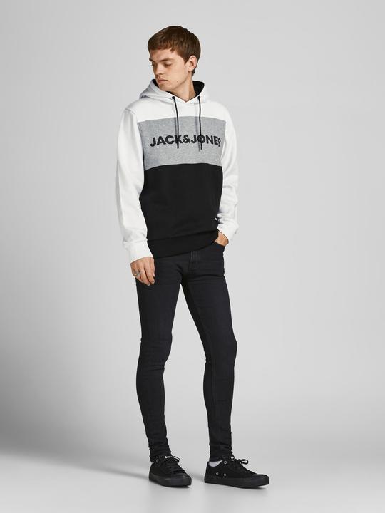 Image du produit Jack & Jones Sweat à capuche avec logo à blocage de couleur (XL)