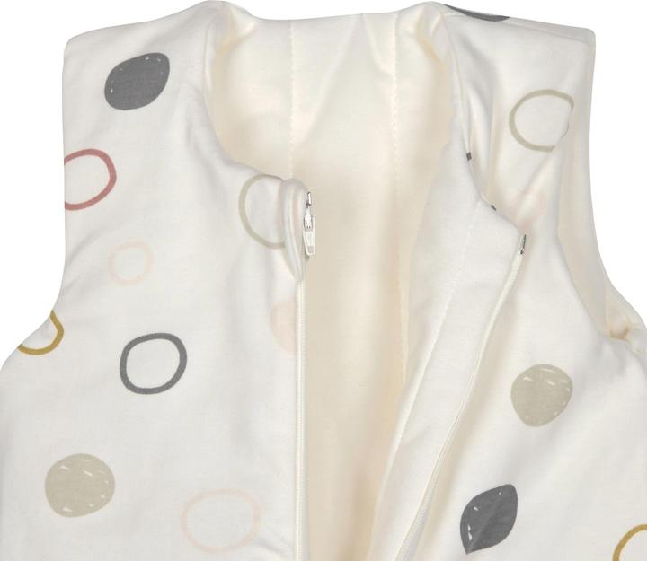 Actual product image Lässig Sleeping bag circles offwhite (68 cm, 2.5 TOG, All-season)