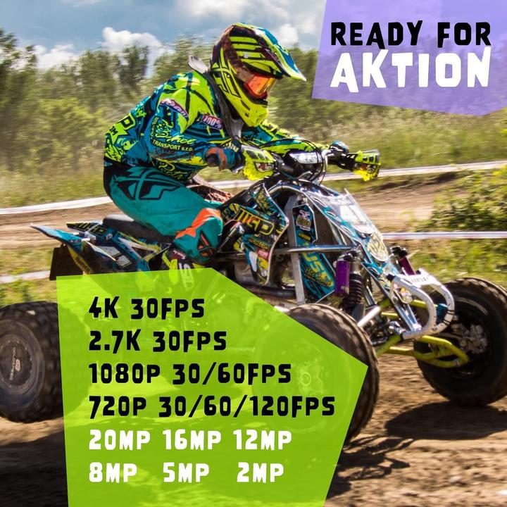 Image du produit Exprotrek Action Cam 4K Ultra HD Caméra étanche WiFi Télécommande grand angle (WiFi)