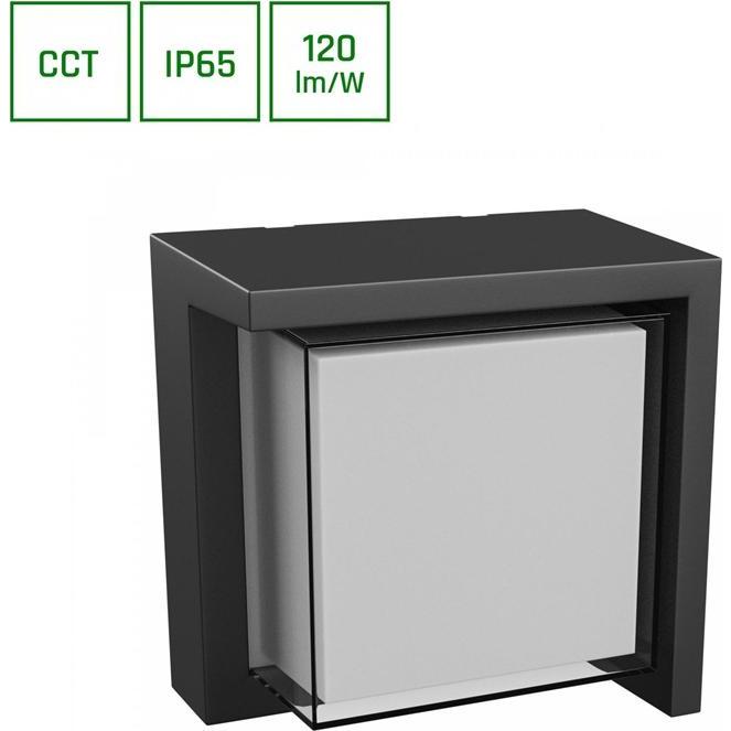 Spectrum, Illuminazione esterna, Wall outdoor lamp 10W, LED, CCT, 1200lm, IP65 (1200 lm, IP65)