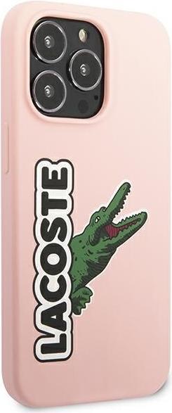 Actual product image Lacoste LCHC13XSHI iPhone 13 Pro Max 6,7" różowy/pink hardcase Silicone Head Crocodile (Apple iPhone 13 Pro Max)