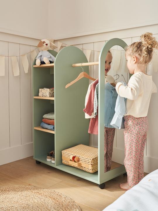 Immagine prodotto Vertbaudet Kinderzimmer Kleiderständer mit Spiegel REGENBOGEN (80.50 cm)