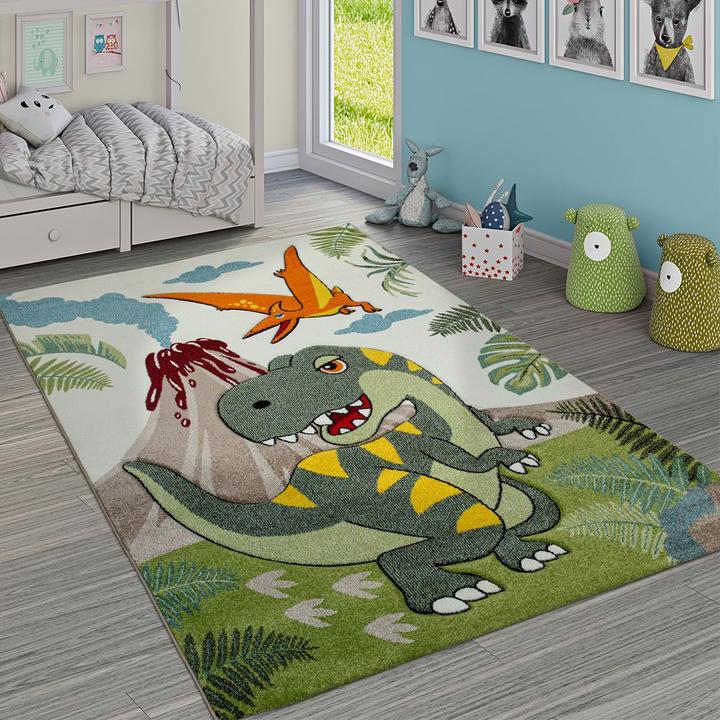 Actual product image Paco Home Kurzflor-Dinosaurier (140 x 200 cm)