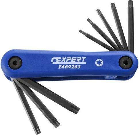Actual product image Jeu De 8 Clés Mâles Torx Sur Monture