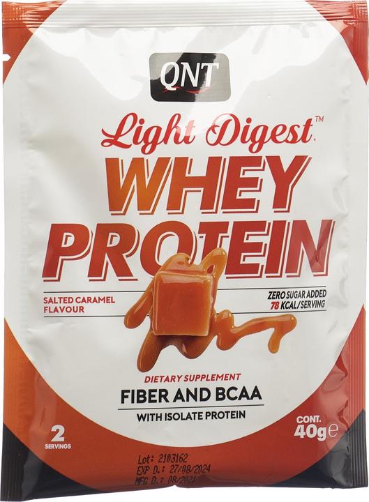 Actual product image QNT Light Digest Whey Protein (Salted Caramel, 1 pcs., 40 g)