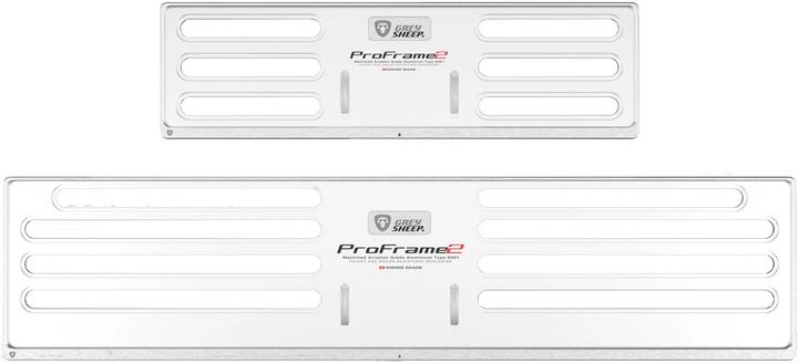 Produktbild Grey Sheep Nummerrahmen (Front + Heck, Langformat)