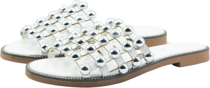 Actual product image Where's That From Womens/Ladies Kellie Caged PU Wide Sliders (37)