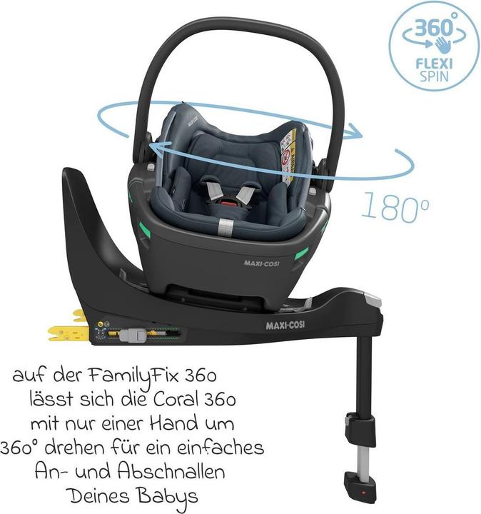 Produktbild Maxi-Cosi MC Coral 360 (Babyschale, ECE R129/i-Size Norm)