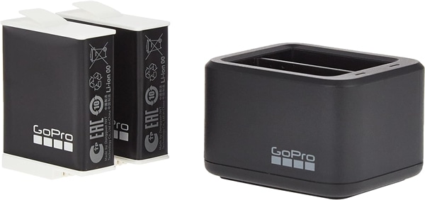 Produktbild GoPro Dual Battery Charger + Enduro Batteries (Hero 12 Black, Hero 11 Black, Hero 10 Black, Hero 9 Black)