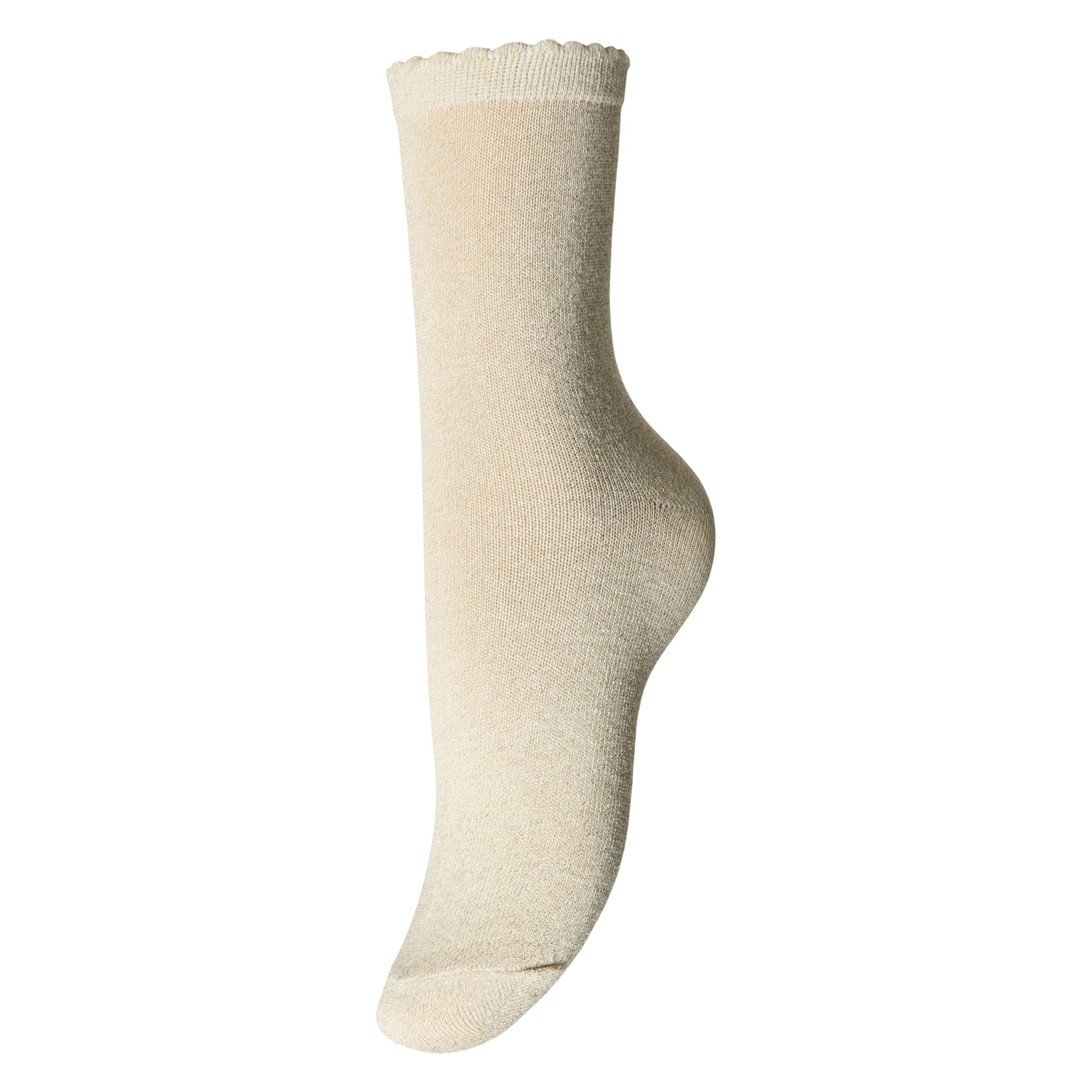 Pieces, Damen, Socken, Pcsebby Glitter Long Socks Noos Bc, Grau, (Einzelpack, One Size)