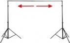 Actual product image Walimex Telescope background system 2.25-4m (400 cm, 256 cm)