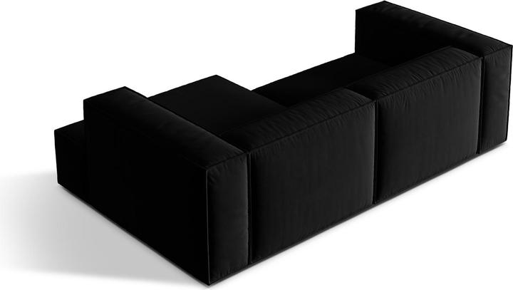 Image du produit Micadoni Canapé D'Angle Droit Modulaire, "Nuria", 3 Places, 147x252x72 Fabriqué en Europe (Canapé modulaire, Canapé d'angle)