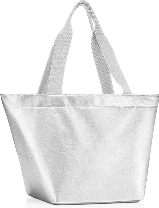 Actual product image reisenthel Tasche Shopper M Silver Crackle