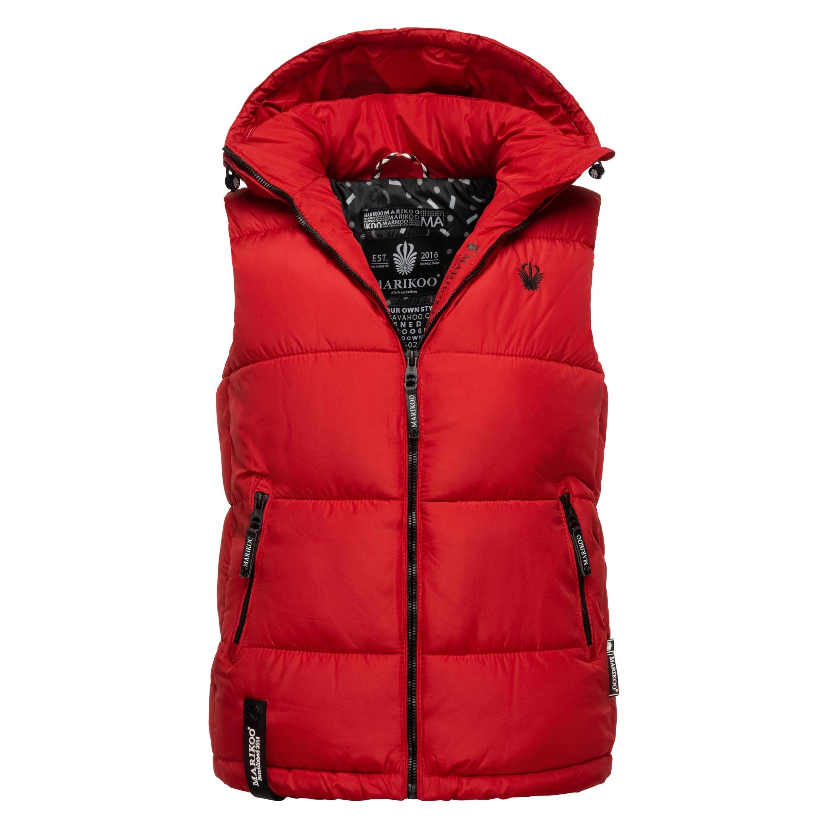 Marikoo, Damen, Westen, Eisflöckchen, Rot, (Xs)