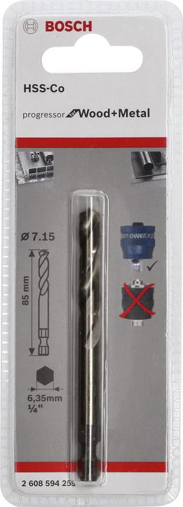 Produktbild Bosch Professional Zubehör Zentrierbohrer Plus HSS-Co, 7,15 x 85 mm (85 mm)