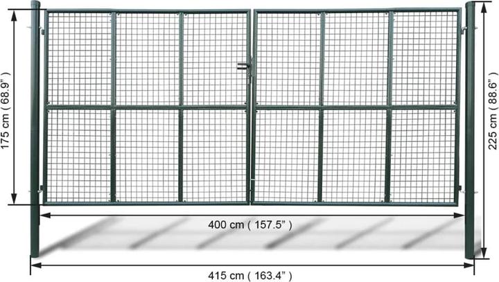 Image du produit vidaXL Gartentor