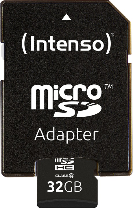 Actual product image Intenso microSD Class 10 (32 GB, microSDHC, U1)