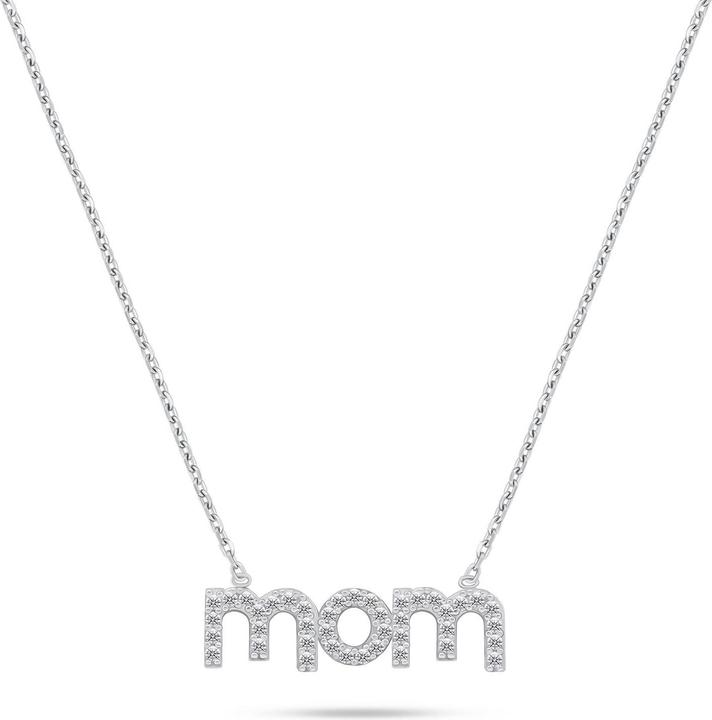 Image du produit Brilio Silver - Original silver necklace mom NCL111W (Argent)