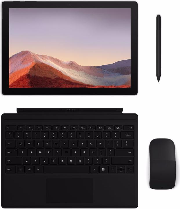 Produktbild Microsoft Surface Pro 7 (12.30", 256 GB, Mattschwarz)