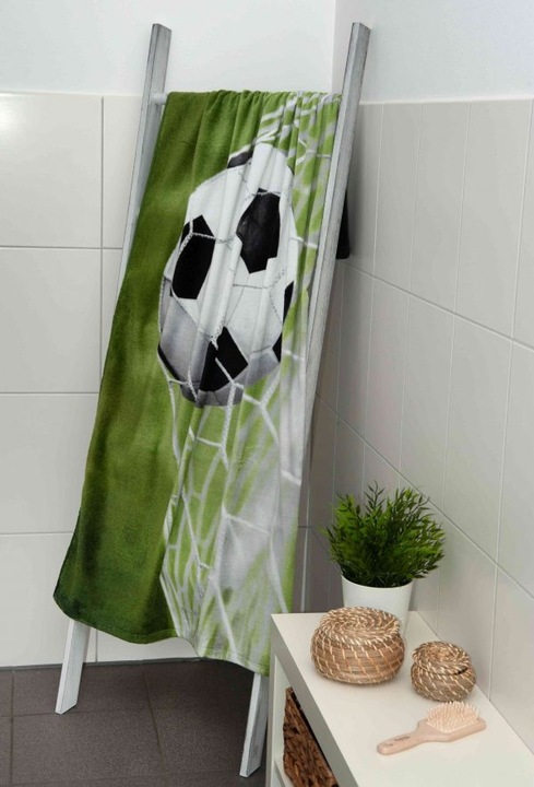 Image du produit Herding Serviette de bain football (75 x 150 cm)