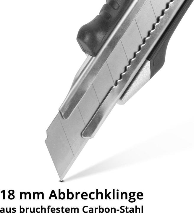 Actual product image Stahlwerk Premium cutter knife PCM-182 ST set of 3 with 18 mm snap-off blades (Cutters)