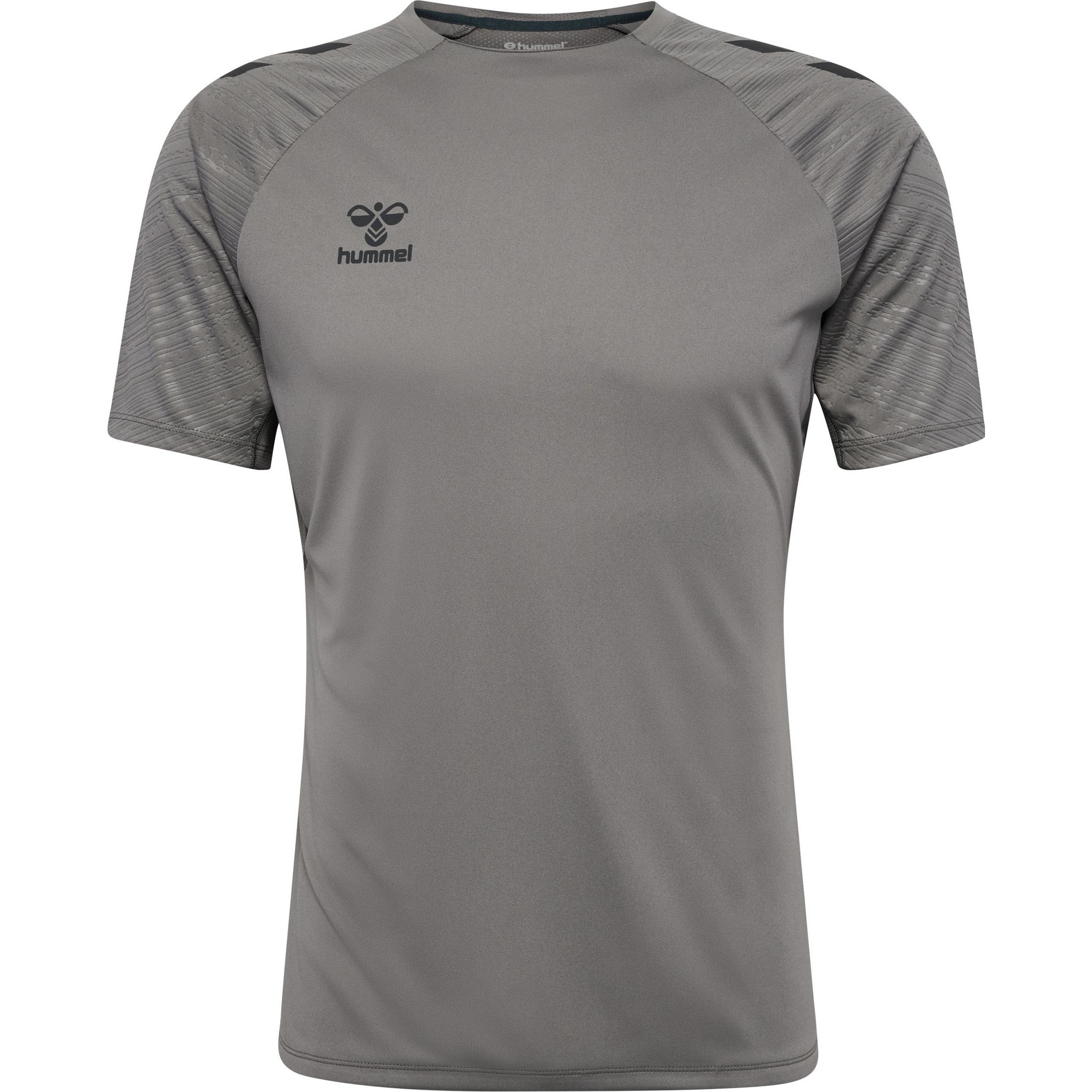 Thumbnail - hummel, Herren, Sportshirt, hmlPRO TRAINING JERSEY S/S (L), Grau, L