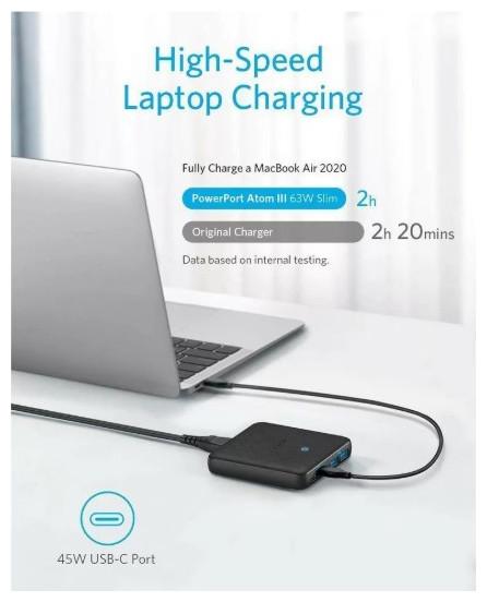 Produktbild Anker PowerPort Atom III Slim (65 W)