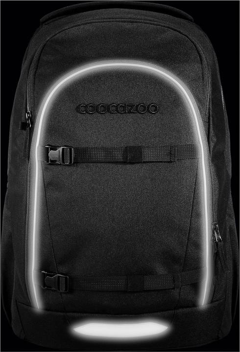 Actual product image Coocazoo EVERY Backpack, Midnight Black (30 l)