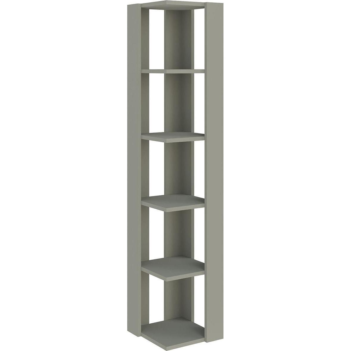Skye Decor, Scaffale, Nati Corner Bookshelf (31.80 x 31.80 x 160.80 cm)
