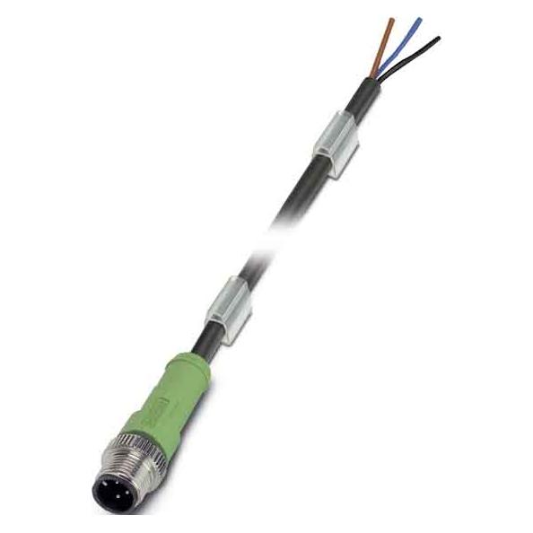 Phoenix Contact SAC-3P-M12MS/1,5-PUR, Kabels + Stekkers, Zwart