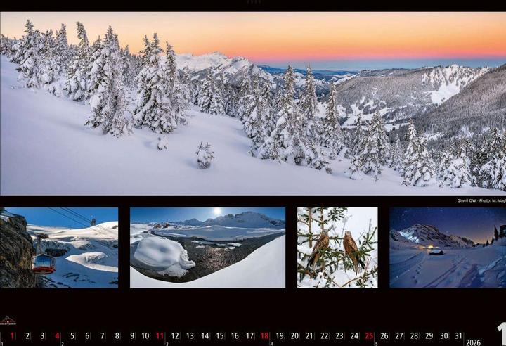 Image du produit Panoramic Switzerland 2026 (32 x 48 cm)