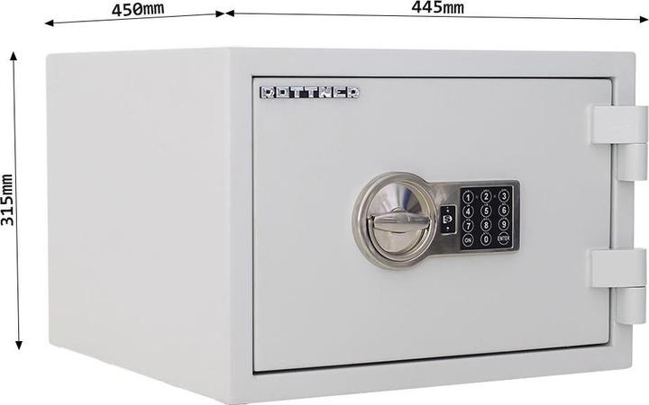Actual product image Rottner Fireproof document safe S2 Fire Safe 30 electronic lock (18 l)