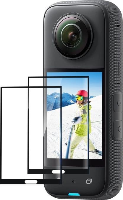 Image du produit Puluz Insta360 X3 Display Schutzglas 2er Set Schwarz